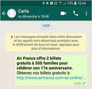 Se protéger des arnaques sur WhatsApp en Suisse