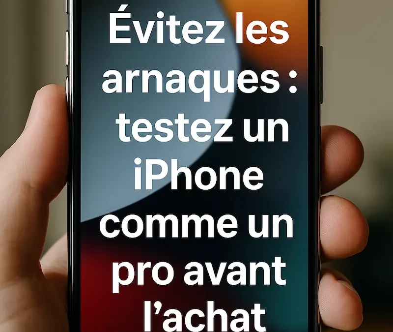 Évitez les arnaques : testez un iPhone comme un pro avant l’achat