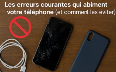 Les erreurs courantes qui abîment votre téléphone (et comment les éviter)
