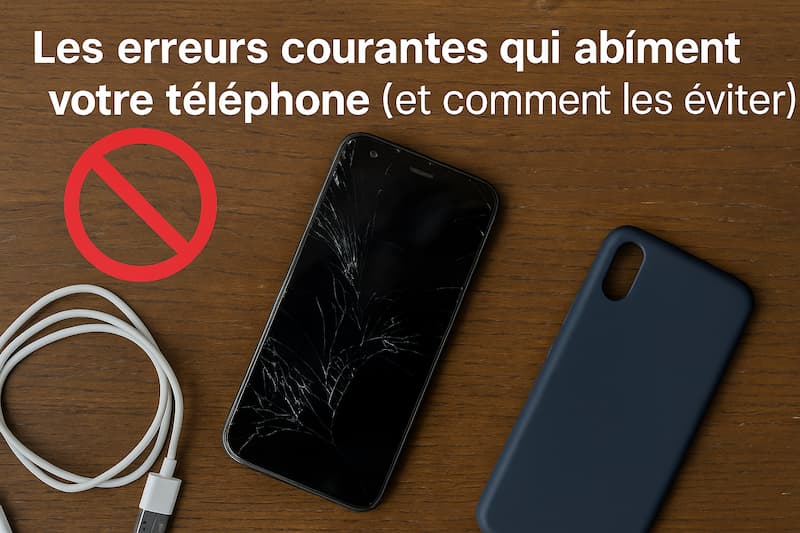 Les erreurs courantes qui abîment votre téléphone (et comment les éviter)